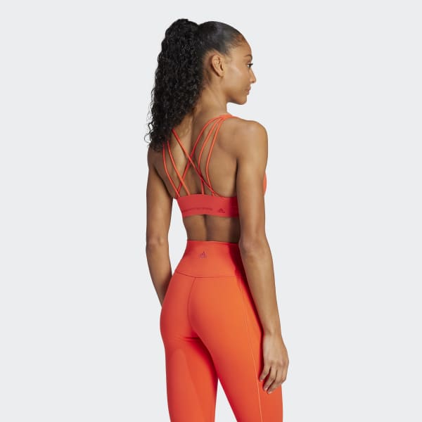 Red CoreFlow Medium-Support Bra