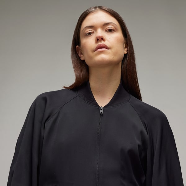 adidas Y-3 Rayon Twill Track Top - Black | Free Shipping
