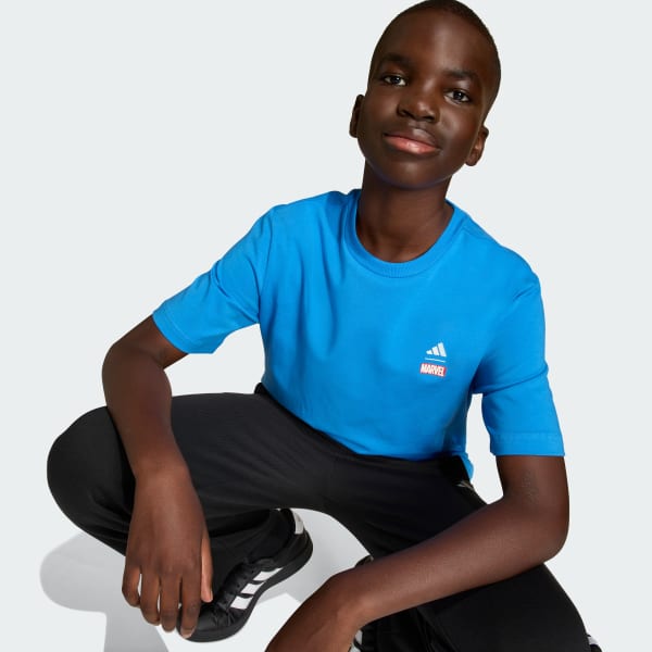 Blue ADIDAS MARVEL AVENGERS GRAPHICS TEE