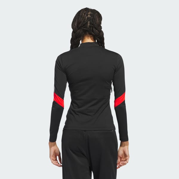 公式完売品 adidas W JL3 LS MOCK ゴルフモックネック L