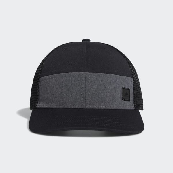 adidas black trucker hat