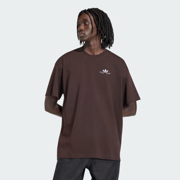 Castanho T-shirt gráfica japonesa Forg