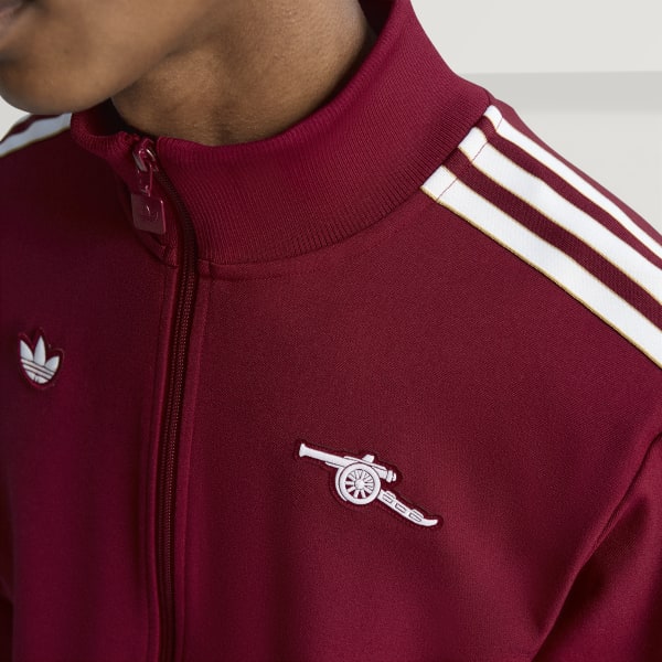 adidas Arsenal Terrace Icons Track Top - Burgundy | Free Shipping