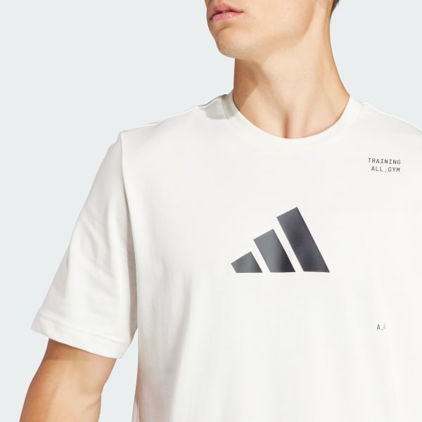 adidas All Gym Category Graphic Tee White adidas Singapore