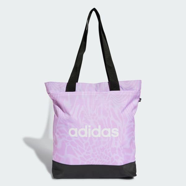 Purple Linear Graphics Tote