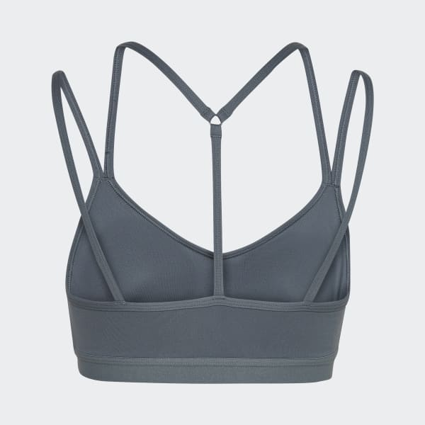 modrá Športová podprsenka Yoga Essentials Light-Support