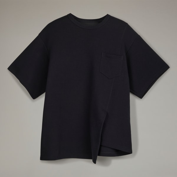 Black Y-3 Natural Spacer Loose Short Sleeve Tee