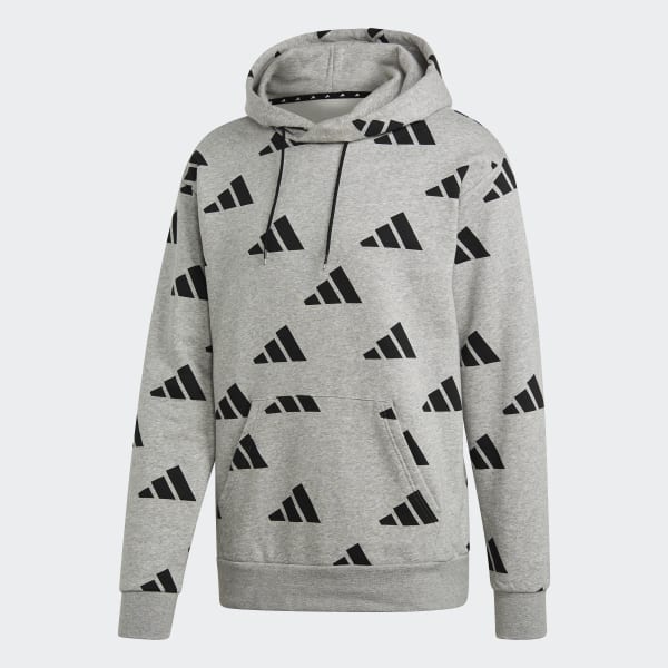 gray adidas hoodie
