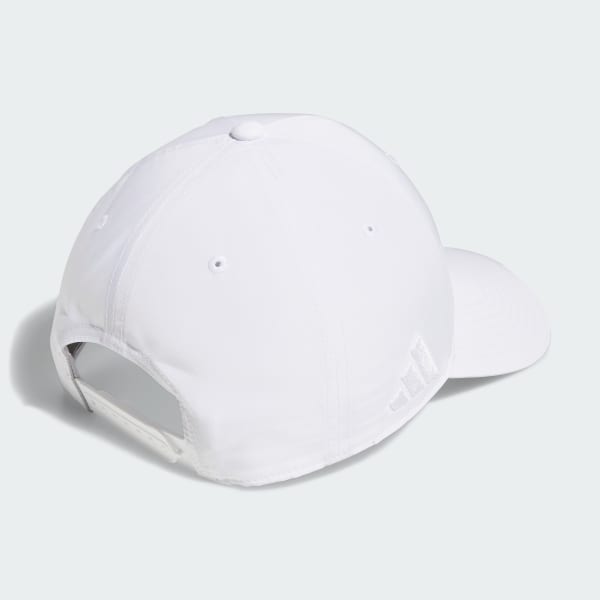 White Golf Performance Crestable Hat