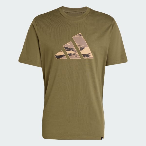 Green Camo Logo Graphic Tee