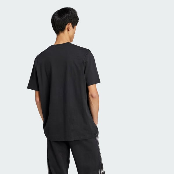 Schwarz Skeleton Trefoil T-Shirt