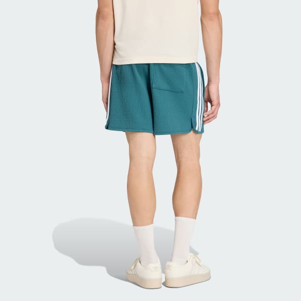 Gron adidas Originals Waffle Knit Sprinter shorts