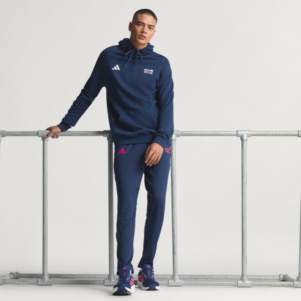 Azul Sudadera con capucha BMW Berlin-Marathon 2025 City