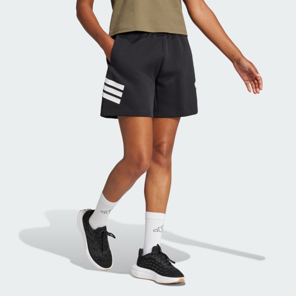 Black Future Icons 3-Stripes Shorts