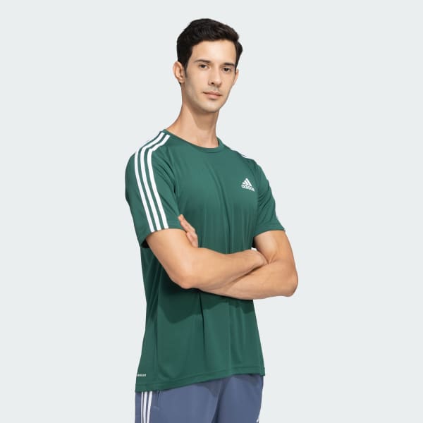 Green 3 STRIPES TEE