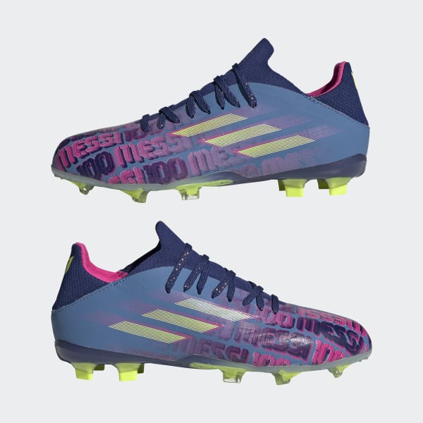 adidas X Speedflow Messi.1 Firm Ground Soccer Cleats - Blue