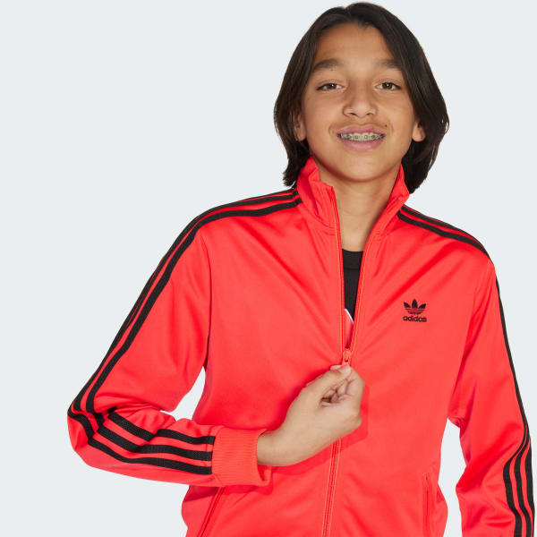 adidas Adicolor Firebird Top - Red | Free Shipping with