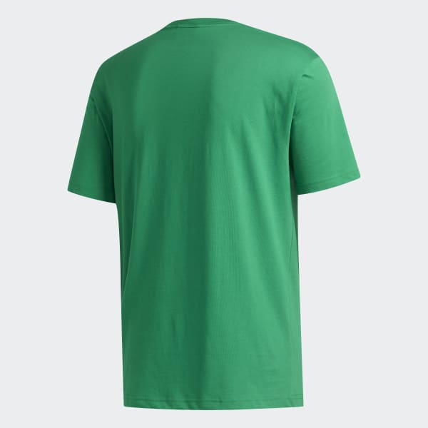 Green adidas trefoil tee discount