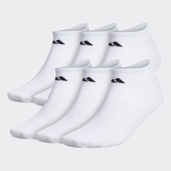 adidas Superlite No-Show Socks 6 Pairs XL - White | adidas US