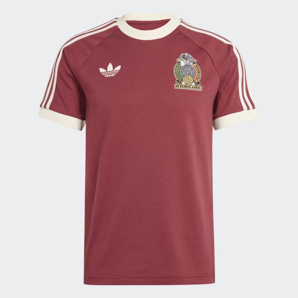 T shirt 3 sales stripes adidas rouge
