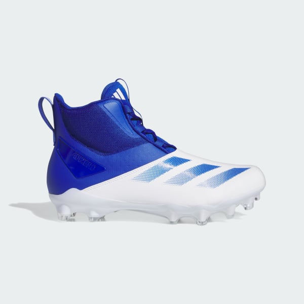 Adidas Adizero Chaos Mid Lineman Football Cleats Size 8.5 White Royal