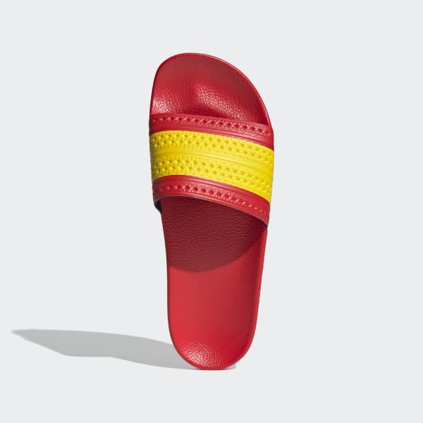 adidas Adilette Slides - Red | adidas UK