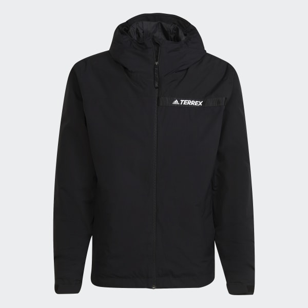 Schwarz TERREX Multi RAIN.RDY Primegreen Insulated 2L Regenjacke AV599