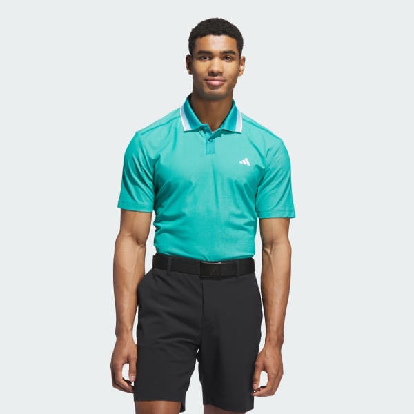 adidas Ultimate365 Tour Twistknit Pique Polo Shirt - Green