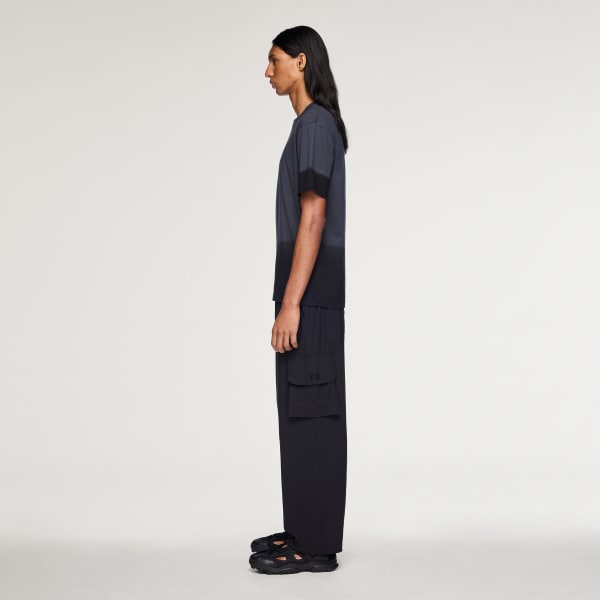 グレー Y-3 DIPPED REGULAR SHORT SLEEVE TEE