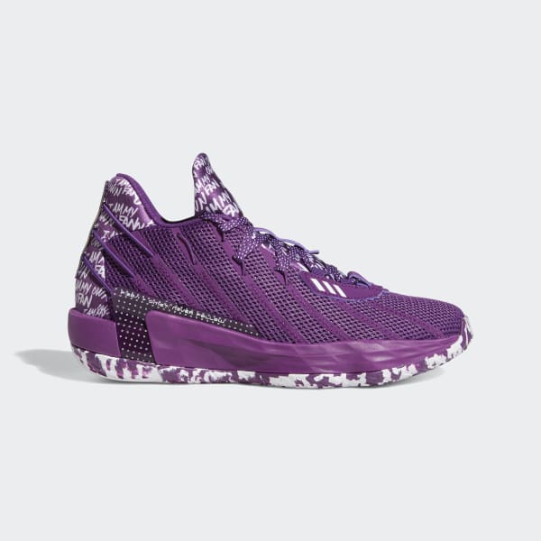 purple adidas sneakers