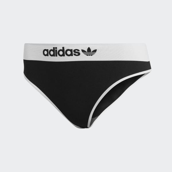 adidas Women's Cotton Stretch Thong Panties, Black/White/Lilac,  Black/White/Lilac, X-Small : : Clothing, Shoes & Accessories