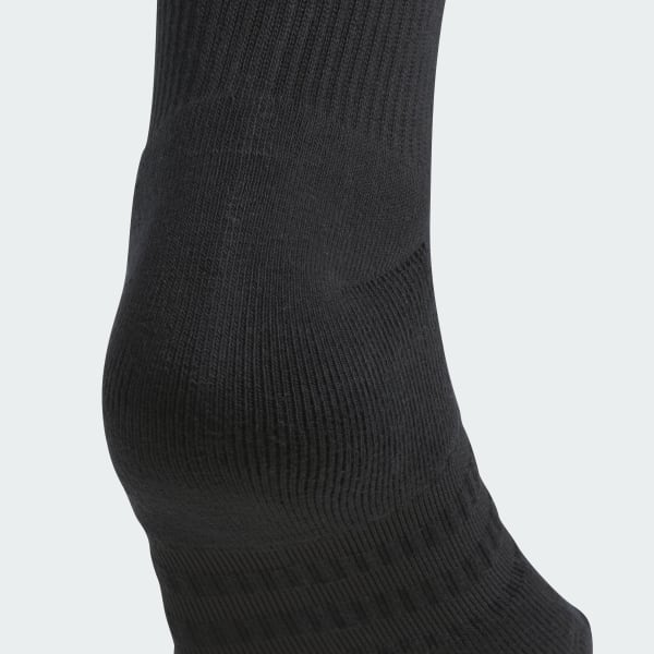 Black 하프 크루 솔리드 양말