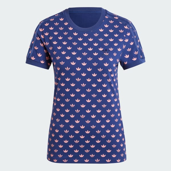 Biru Tee Monogram 3-Stripes