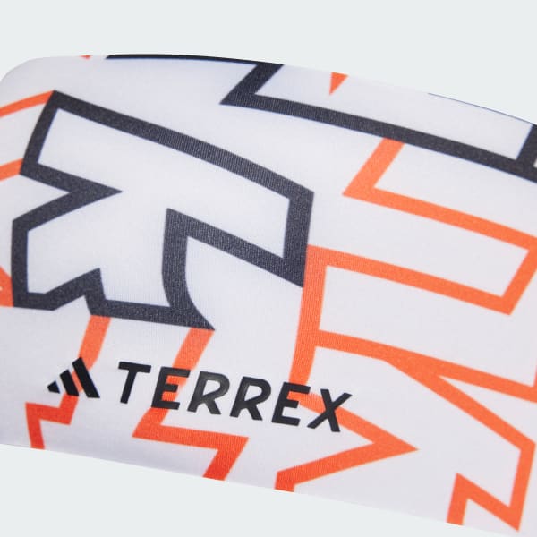 White Terrex Aeroready Graphic Headband