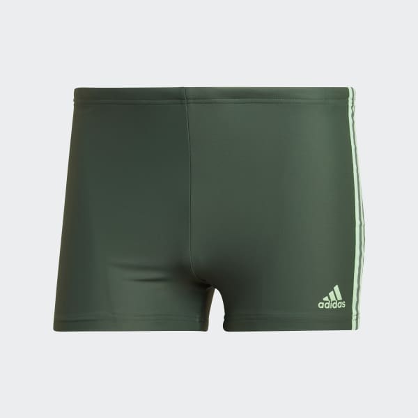 Green 3-Stripes Swim Boxers FSB87