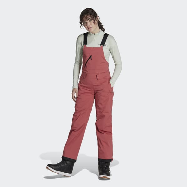 Rood Resort Two-Layer Insulated Broek met Bretels AX250
