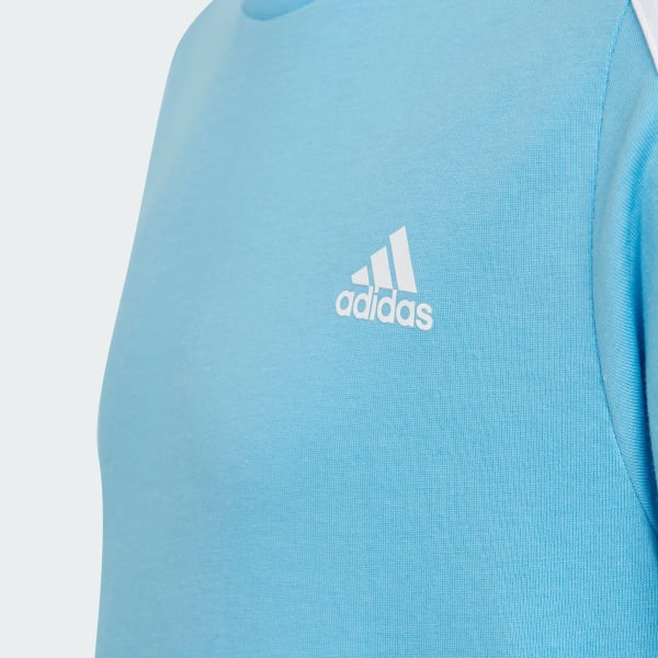 Blu T-shirt Essentials 3-Stripes Cotton