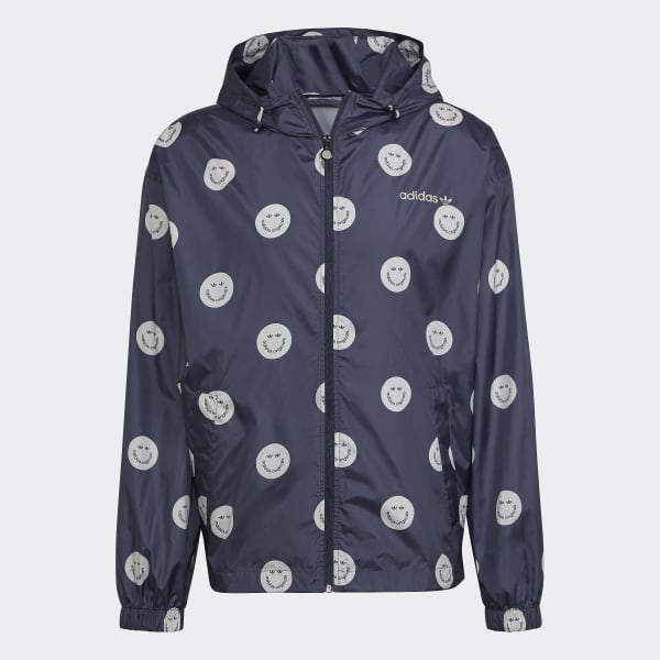 Blauw Allover Print Windjack MMA92