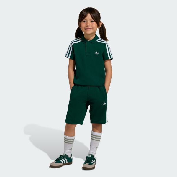 zelená SOUPRAVA POLO SHORT TEE