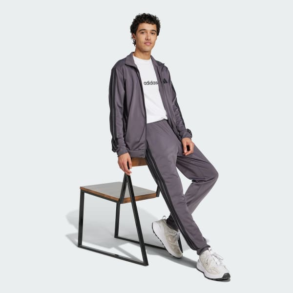 Γκρι Sportswear Basic 3-Stripes Tricot Track Suit