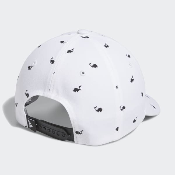 Hvit No Slow Play Golf Cap