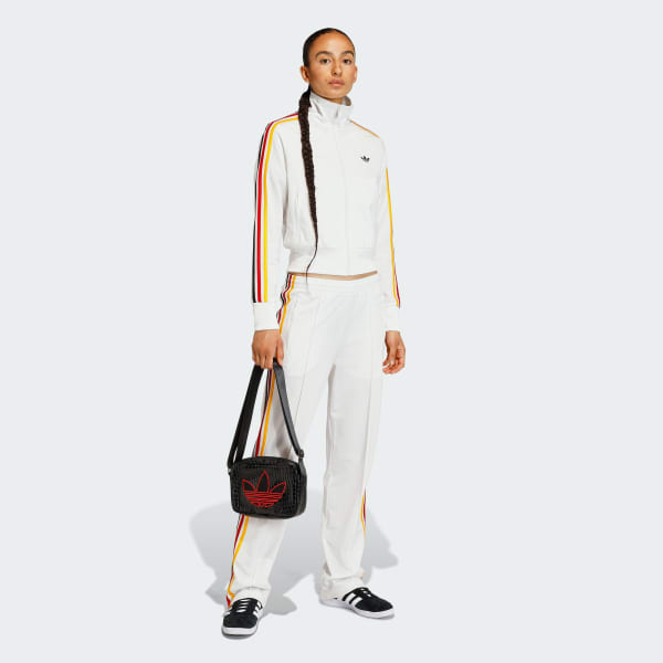 สีขาว กางเกงแทรคคลาสสิก FIREBIRD