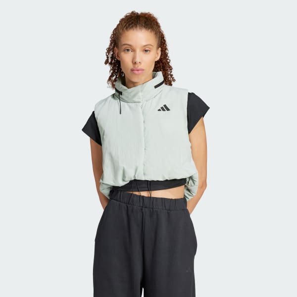 Grey City Escape Cropped Vest