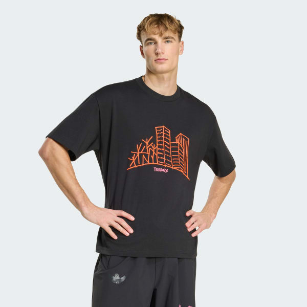 Black Terrex x Shmoofoil XPLORIC Graphic Tee