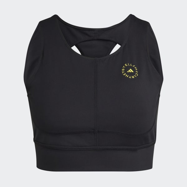 Svart adidas by Stella McCartney Training Crop Topp EA677