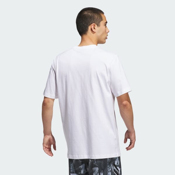 Blanco Camiseta adidas Basketball Graphic