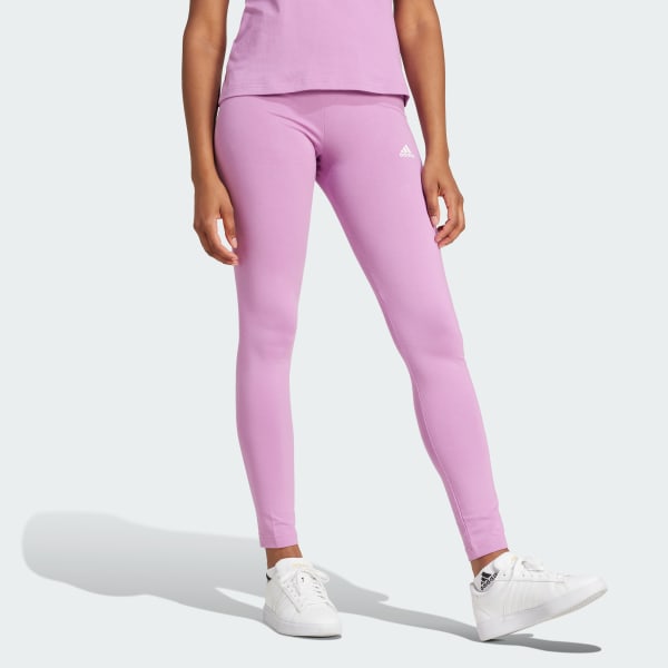 adidas Essentials High Waisted Logo Leggings Purple Free Shipping with adiClub adidas US