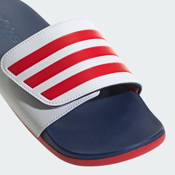 adidas Adilette Comfort Adjustable Bandage Slides White adidas Thailand