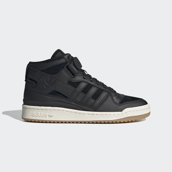 adidas Forum Mid Shoes - Black | adidas UK