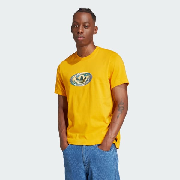 Πορτοκαλί adidas Originals 90s Logo Tee
